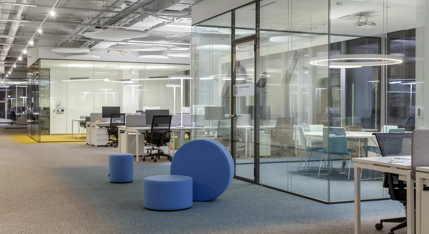 Офисное освещение для IT-компании
