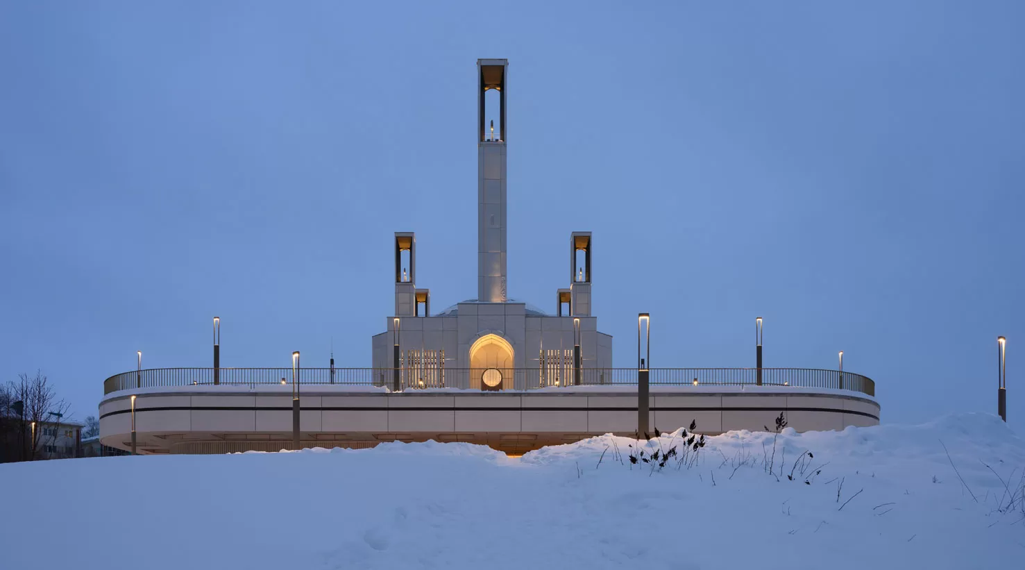 Наружное и внутреннее освещение для мечети имени Ризы Фахретдина, г. Альметьевск
