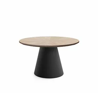 НОАЛЕ/NOALE Стол кофейный высокий СВ.ЭВКАЛИПТ/ЧЕРНЫЙ