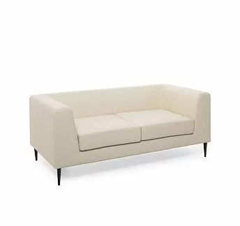 ЕВА АП/EVA UP Диван 2мест, иск.кожа БЕЖЕВЫЙ/ЧЕРНЫЙ