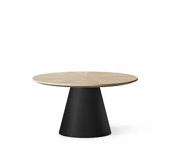 НОАЛЕ/NOALE Стол кофейный низкий СВ.ЭВКАЛИПТ/ЧЕРНЫЙ
