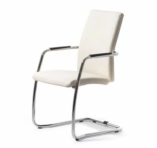 ВЕЛ_СИТ/WELL_SEAT Кресло на полозьях БЕЖЕВЫЙ/ХРОМ