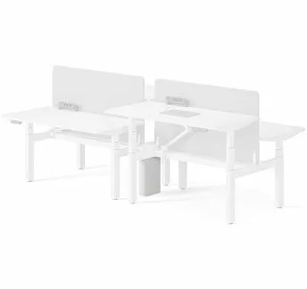 СКИД/SKID Колонна центр бенча БЕЛЫЙ