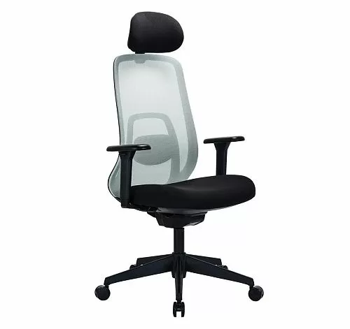 АРИЕС/ARIES Кресло рабочее пдг, черн СЕРО-ЗЕЛ/ЧЕРНЫЙ