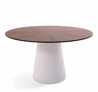 НОАЛЕ /NOALE Стол для переговоров ЭВКАЛИПТ МОРЕН/БЕЛ