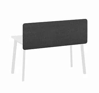 ЛИНК+/LINK+ Экран стола ткань 118 см АНТРАЦИТ