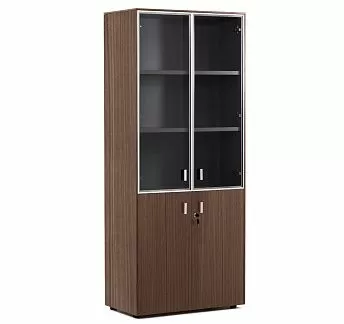 ЭНЦО/ENZO Шкаф комбинированный в197 ЭВКАЛИПТ МОРЕН/АЛЮМ