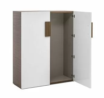 КИО/KYO Каркас шкафа ОРЕХ/БЕЛЫЙ